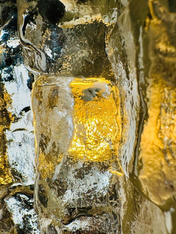 Image 1 of Model 4541 ice glass wall lamp by J.T. Kalmar for Kalmar Franken, Austria, circa 1960s