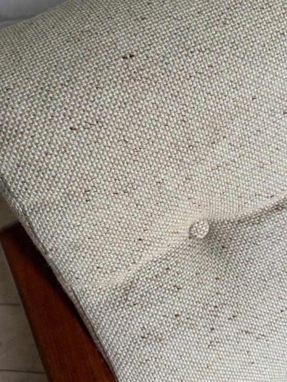 Divanetto scandinavo per tartine a 2 posti in teak Kirsten & Sven E. Jensen – Glostrup, Divani 2 posti, Wool (photo 8 of 11)
