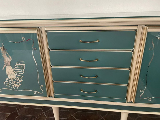 Image 1 of Credenza di lusso italiana di metà secolo – di Umberto Mascagni (anni '50-'60)