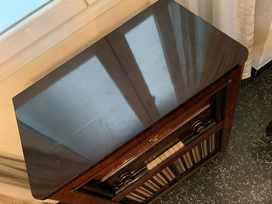 Philips F7E74-A radio giradischi del 1957 – Oggetti decorativi, Legno (photo 5 of 10)