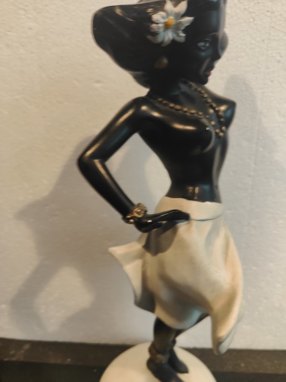 Image 1 of Statuetta Donna Africana Bernard Bloch