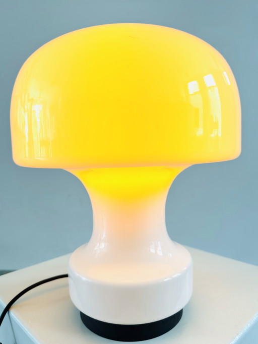 A-743 LAMPE MUSHROOM DE GLASHÜTTE LIMBURG, ALLEMAGNE, années 1970