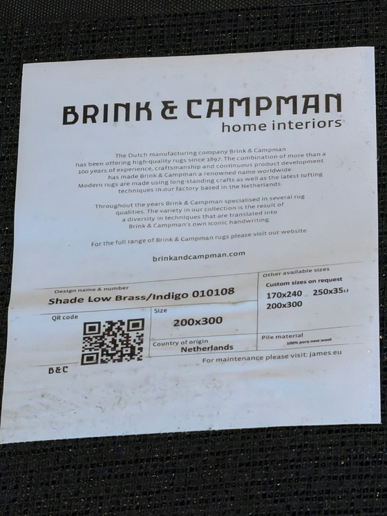Brink en Campman Shade low Brass Indigo 10108 – Brink & Campman, Rugs & carpets, Wool (photo 11 of 11)