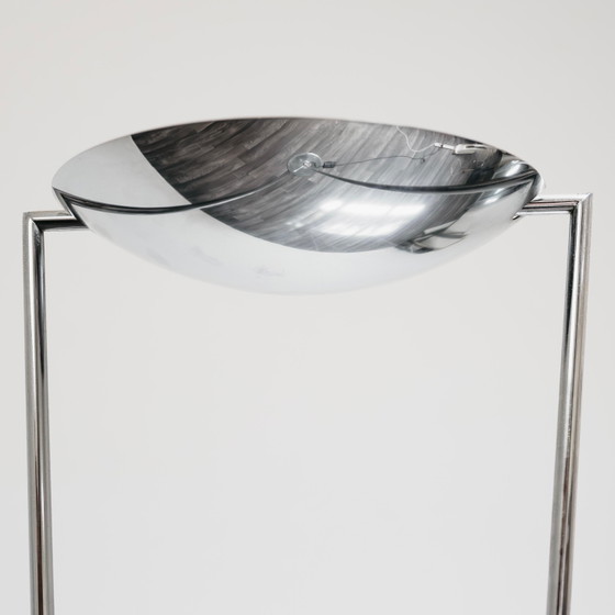 Image 1 of Vloerlamp met stalen frame, minimalistisch design, jaren 80