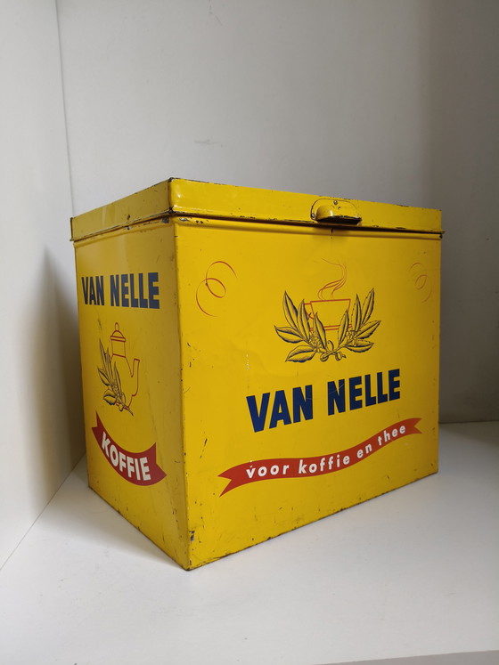 Image 1 of Scatola di latta per esposizione Van Nelle