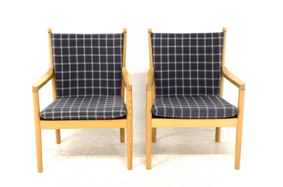 Sessel Modell 1788 von Børge Mogensen für Fritz Hansen, 1970er, 2er Set (Foto 2 von 7)