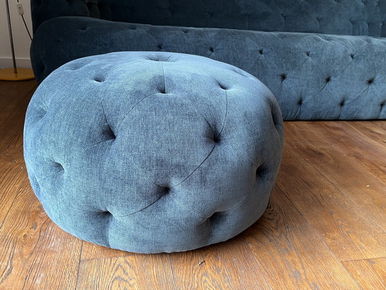 Image 1 of Gemütlicher blauer 3-Sitzer