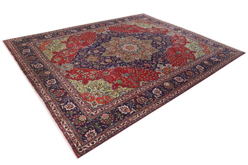 Persian carpet Tabriz, 3.98 x 3.04 cm, Oriental carpet, fine, No. 24647