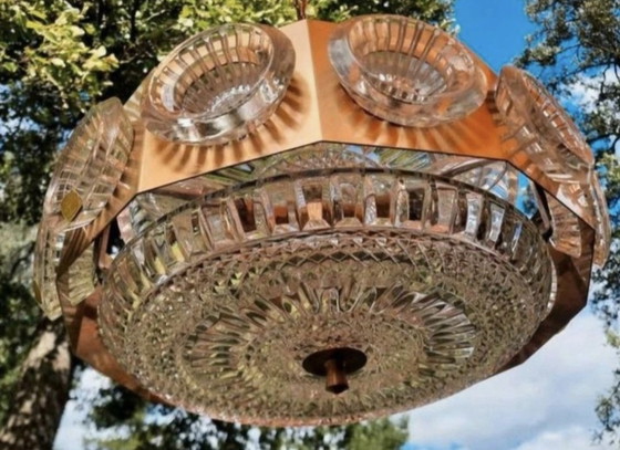 Image 1 of Lampada a sospensione Orrefors Carl Fagerlund. Svezia