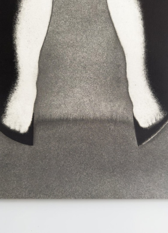 Image 1 of Geschilderde vogel – 1991 – Originele vintage Poolse poster van W. Rosocha | 98 × 68 cm | Polen