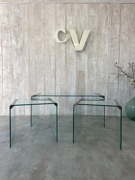 Set of 3 Galliotti & Radice coffee tables