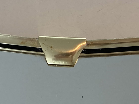Image 1 of Miroir en forme de cœur rétro/vintage, design italien, années 1950