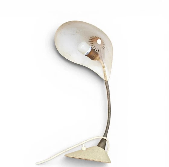 Schöne seltene deutsche Tischlampe Cobra von Cosack Leuchten 1950er Jahre – Tischlampen, Mid Century Modern (photo 5 of 5)