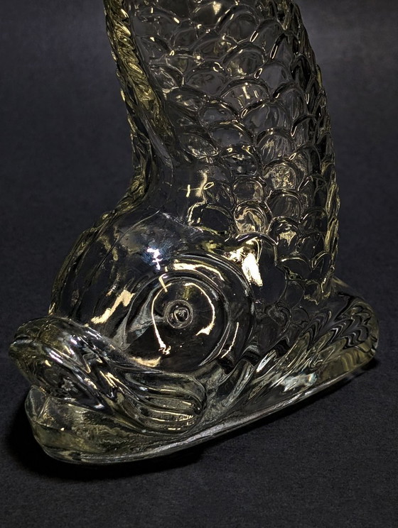 Vintage Fish Bottle (Made in France) – Decorative Objects, Glass, Metal (photo 6 of 10)