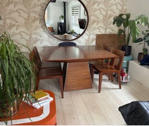 Roche Bobois dining table and 4 chairs set – Elegant design