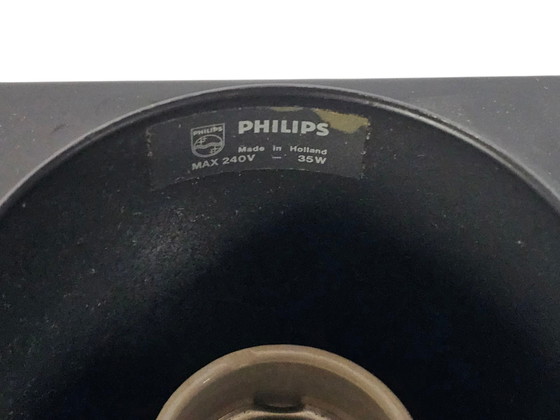 Image 1 of Diseño holandés - Space Age - Philips diseño lámpara bola de espejos - lámpara de mesa/escritorio - años 70
