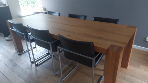 Eethoek Pilat & Pilat met 6 stoelen 