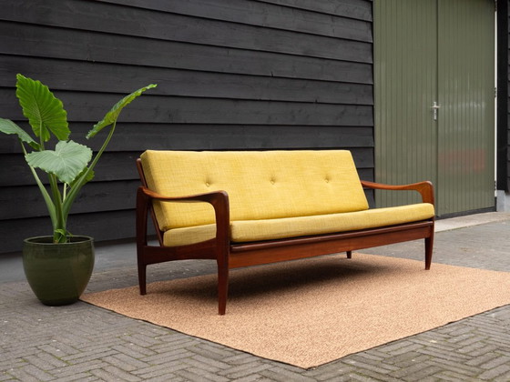 Canapé Gelderland De Ster | Vintage Mid-Century | Design Jaune – Canapés 3 places, Wood (photo 7 of 7)