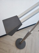 XL rvs design vloerlamp 250 cm