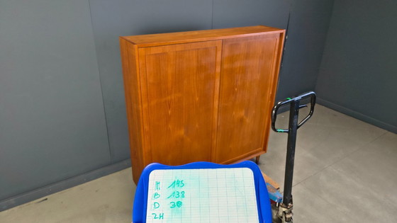 Image 1 of Dänischer Schrank aus der Mitte des Jahrhunderts von Poul Hundevad, 1960er Jahre