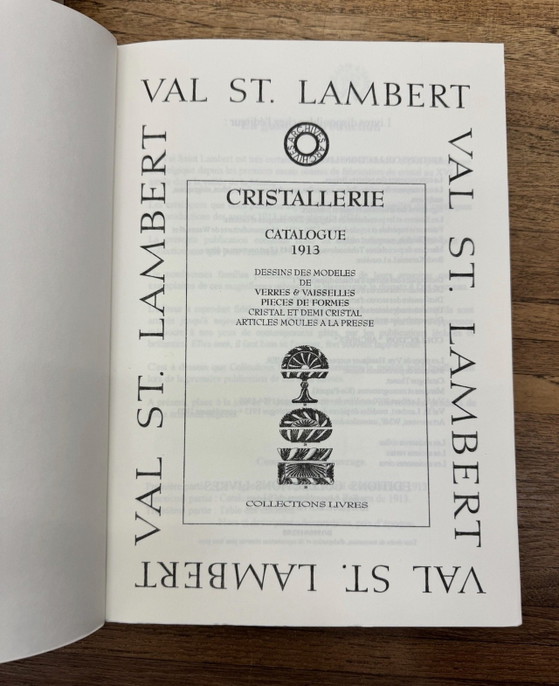 Image 1 of Porte-couteaux en cristal de Val Saint Lambert – Ensemble de 7 – Répertoriés dans le catalogue de 1913