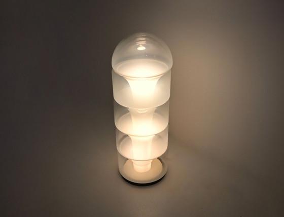 Image 1 of Lampada da terra Sfumato LT316 in vetro di Murano, disegnata da Carlo Nason per Mazzega, anni '70.