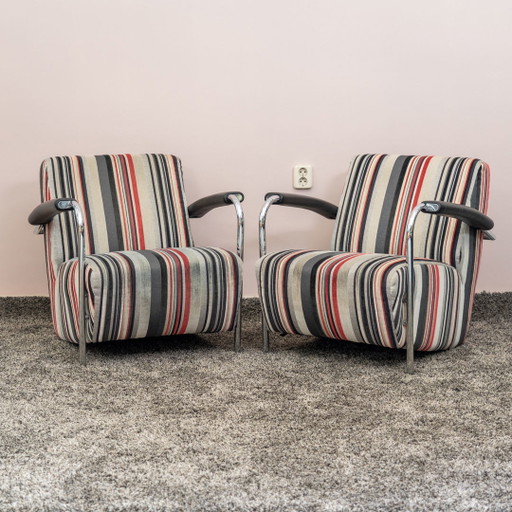 2x fauteuil Leolux Scylla