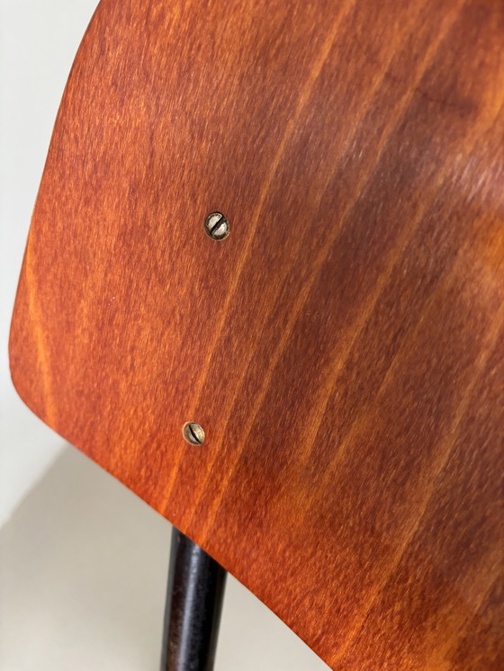 Image 1 of Vintage School Chair unique model 1970s