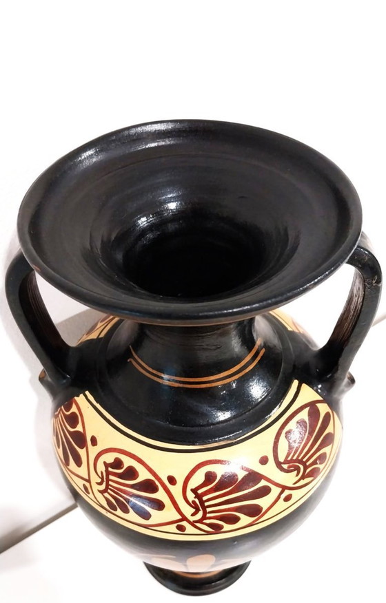 Image 1 of Grande amphore de style grec peinte à la main - Édition limitée IM3R 7/10Julklapp, cadeau de Noël