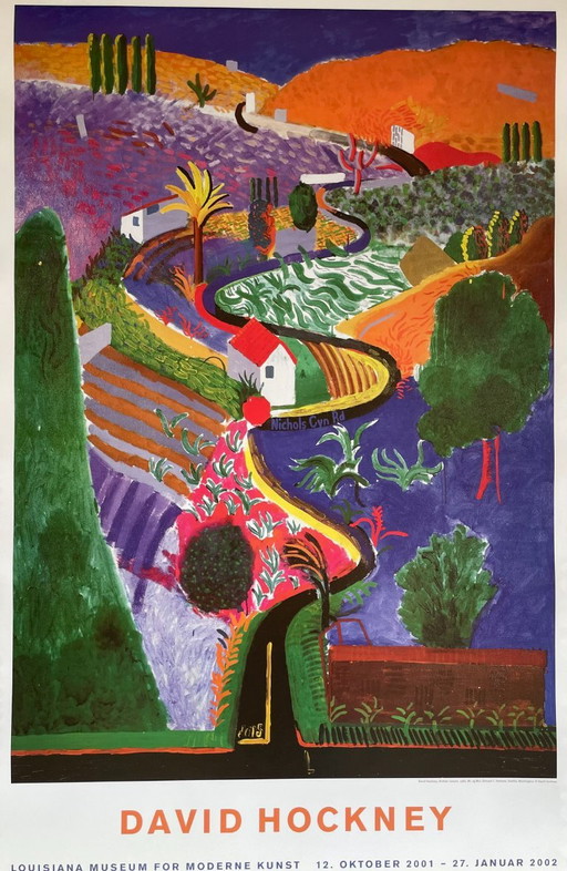 David Hockney, Nichols Canyon, 1980, Herr und Frau Richard C. Hedreen, Seattle, Washington, Copyright David (photo 2 of 11)