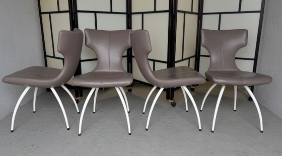 Image 1 of 4 Leolux Callas eetkamerstoelen 