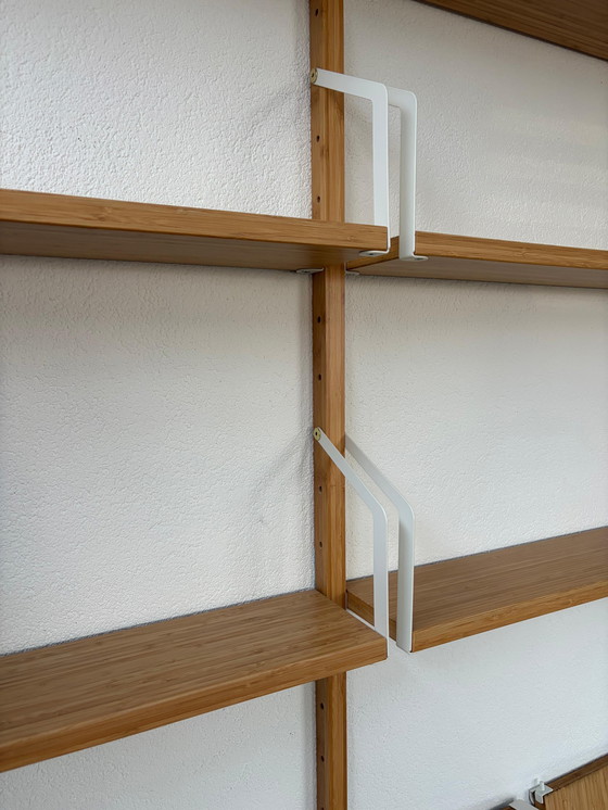Image 1 of Ikea Svalnas wall unit/bookcase (bamboo)