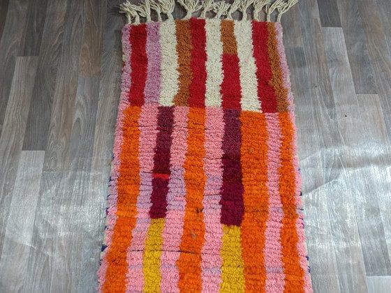 Image 1 of Mehrfarbige Berberteppiche aus Leinen, 400 cm x 100 cm
