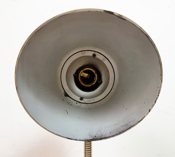 Image 1 of Vintage Brown Bakelite Gooseneck Table Lamp, 1950s