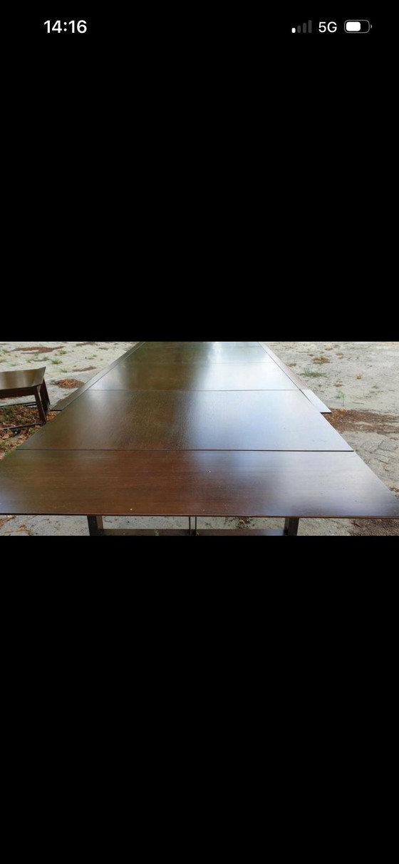 Image 1 of Oak sideboard table