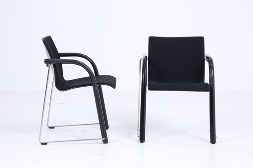 Chaises vintage Thonet S320 | Classique du design Bauhaus du milieu du siècle | Acier tubulaire et bois | Wulf Schneider et Ulri