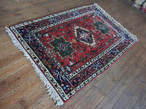 Tappeto Indo Gashqaï fatto a mano 150×101cm, Tappeti, Cotone, Lana, Multicolore (foto 2 di 13)
