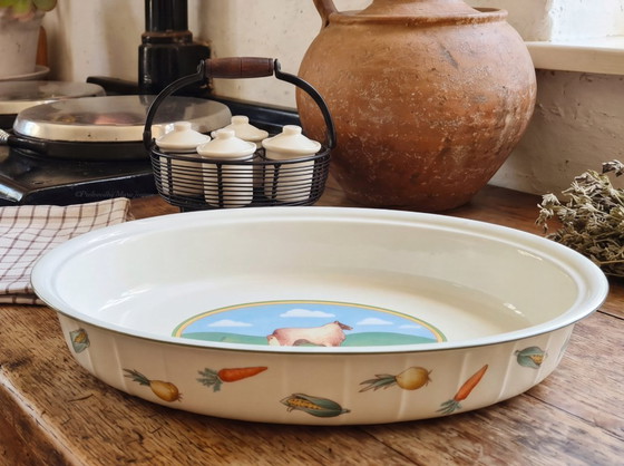 Image 1 of En perfecto estado: 1 fuente GRANDE para horno Villeroy & Boch A la Ferme les Animaux.