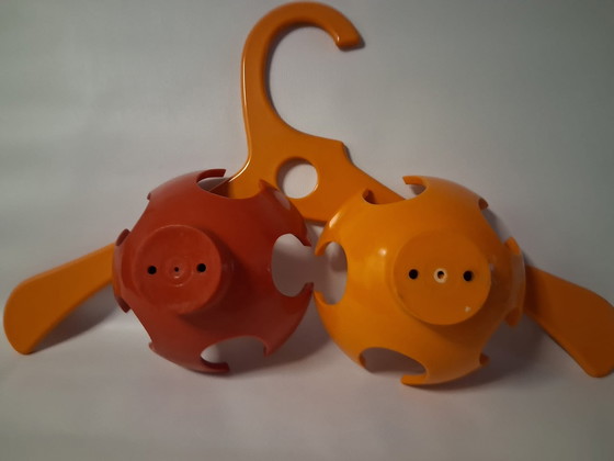 Image 1 of 2 x seltene Wandgarderobe Pop Art, j70