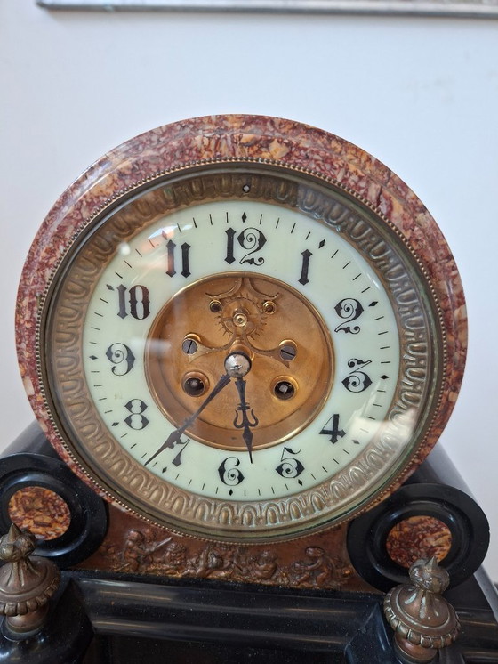 Image 1 of Espléndido tríptico de repisa de chimenea estilo Napoleón III (segunda mitad del siglo XIX)