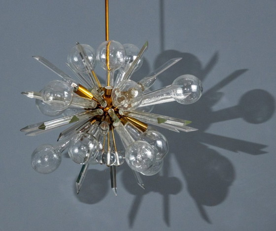 Image 1 of Kroonluchter EXPLOSE, René Roubíček, jaren 60-70, Tsjechoslowakije