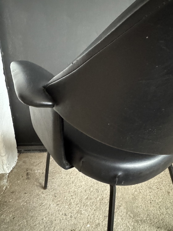 Image 1 of Black armchair from the 1950s