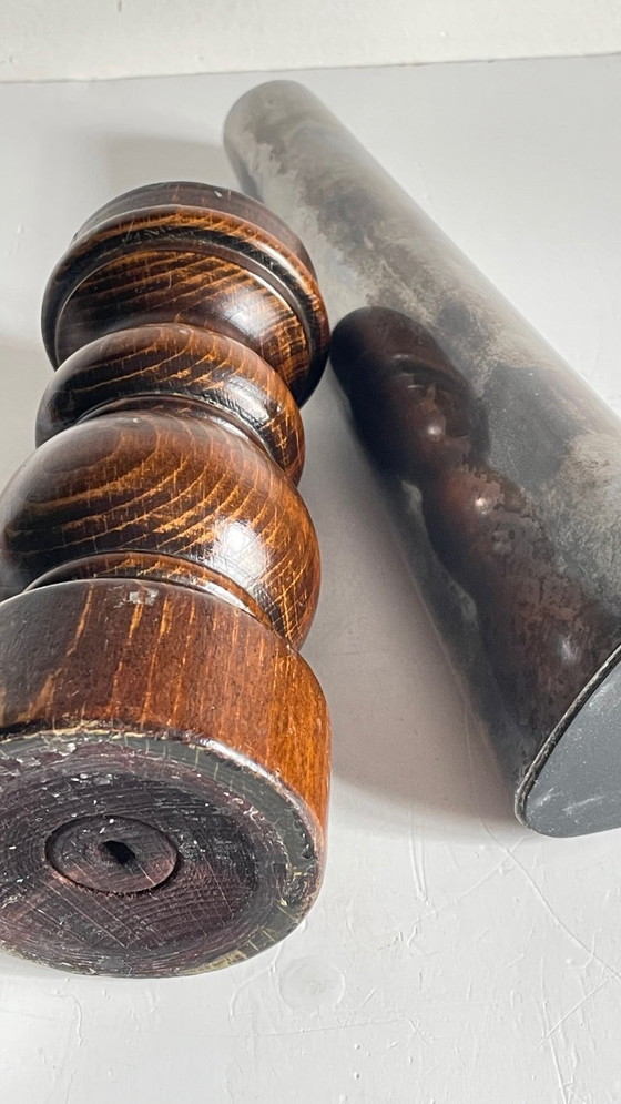 Image 1 of BOUGEOIRS Bois et Métal Ikea VINTAGE