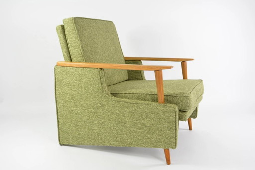 fauteuils uit de jaren 80 in gemêleerd groen
