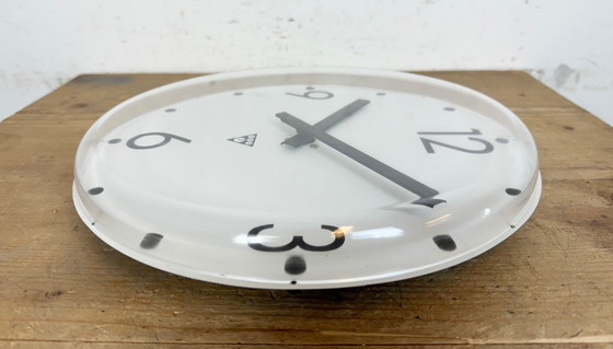 Image 1 of Vintage Office Wall Clock from Pragotron, 1980s