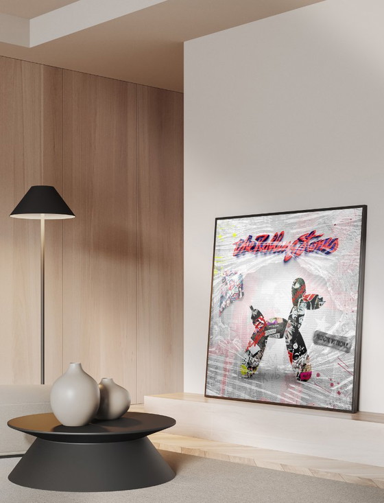 Image 1 of Limited: Wrapped Woof – Rolling Stones Edition | 140 X 140 Cm | 2025 (Ori, 1983)