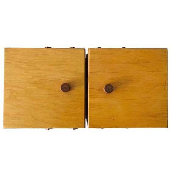 Image 1 of Zusammenklappbare Nähkiste aus Holz, dänisches Design, Mitte des 20. Jahrhunderts, Bastelkiste aus den 1960er Jahren