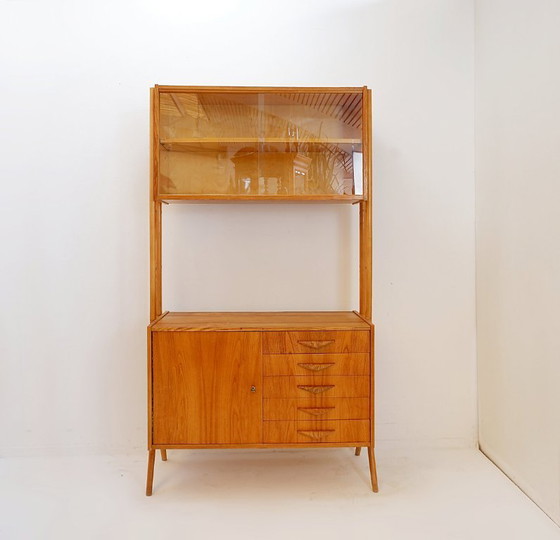 Image 1 of Bibliothèque murale vintage par František Jirák, Tchécoslovaquie 1960