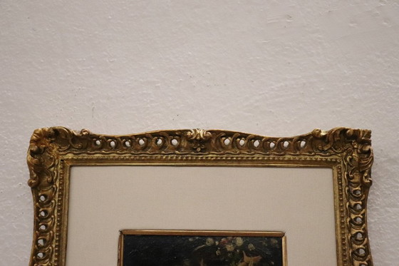 Image 1 of Allegory of Spring, Oil Painting on Board, Italy 19th Century