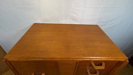 Image 1 of Mid-Century Retro Vintage Oak Compactum Gentleman’s Wardrobe by G Plan E. Gomme c.1950–1960    Gold Stamp • Space-Saving Design 